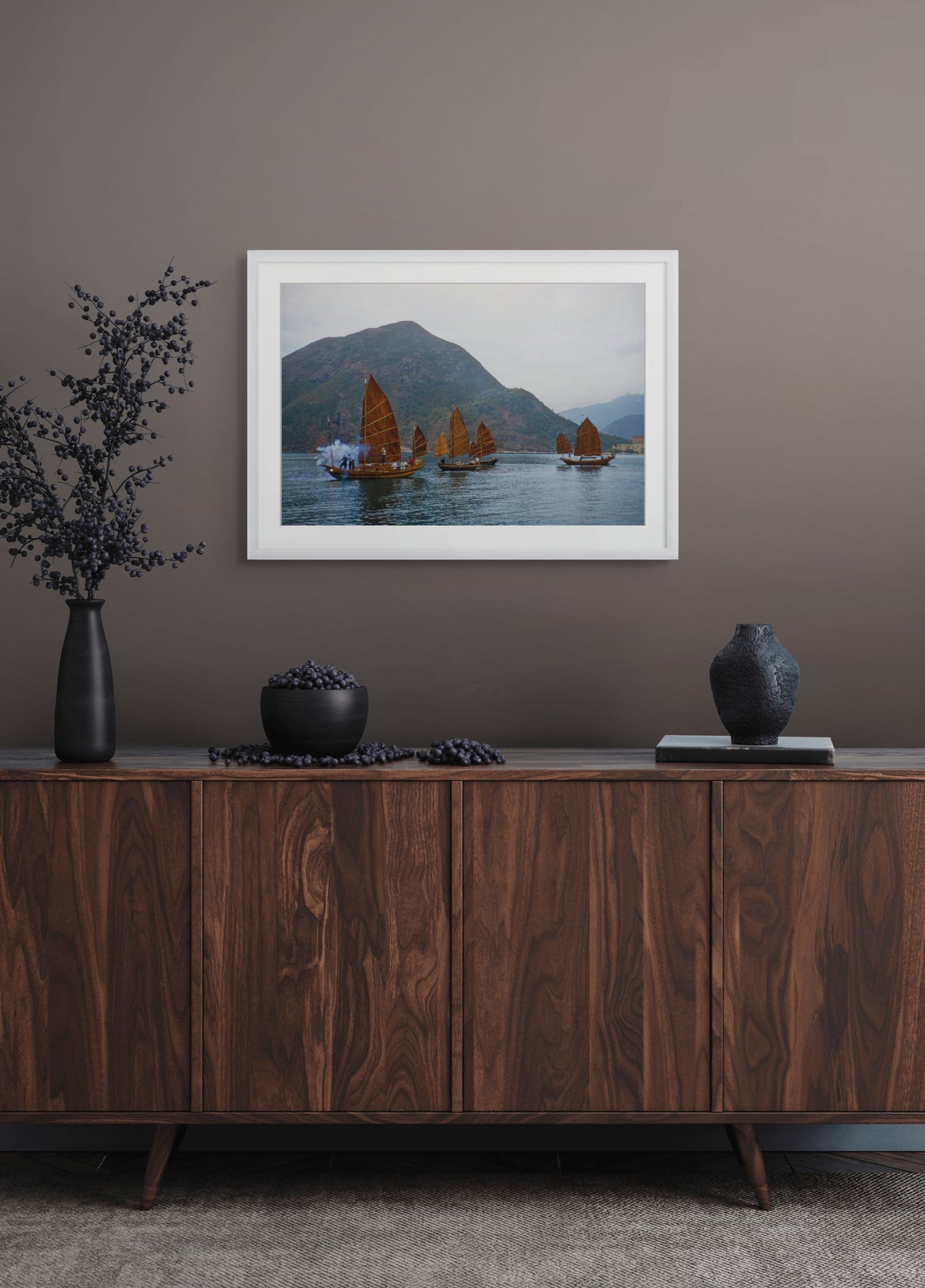 Sunday Junk Trip, Deep Water Bay, Hong Kong, (III), 1959