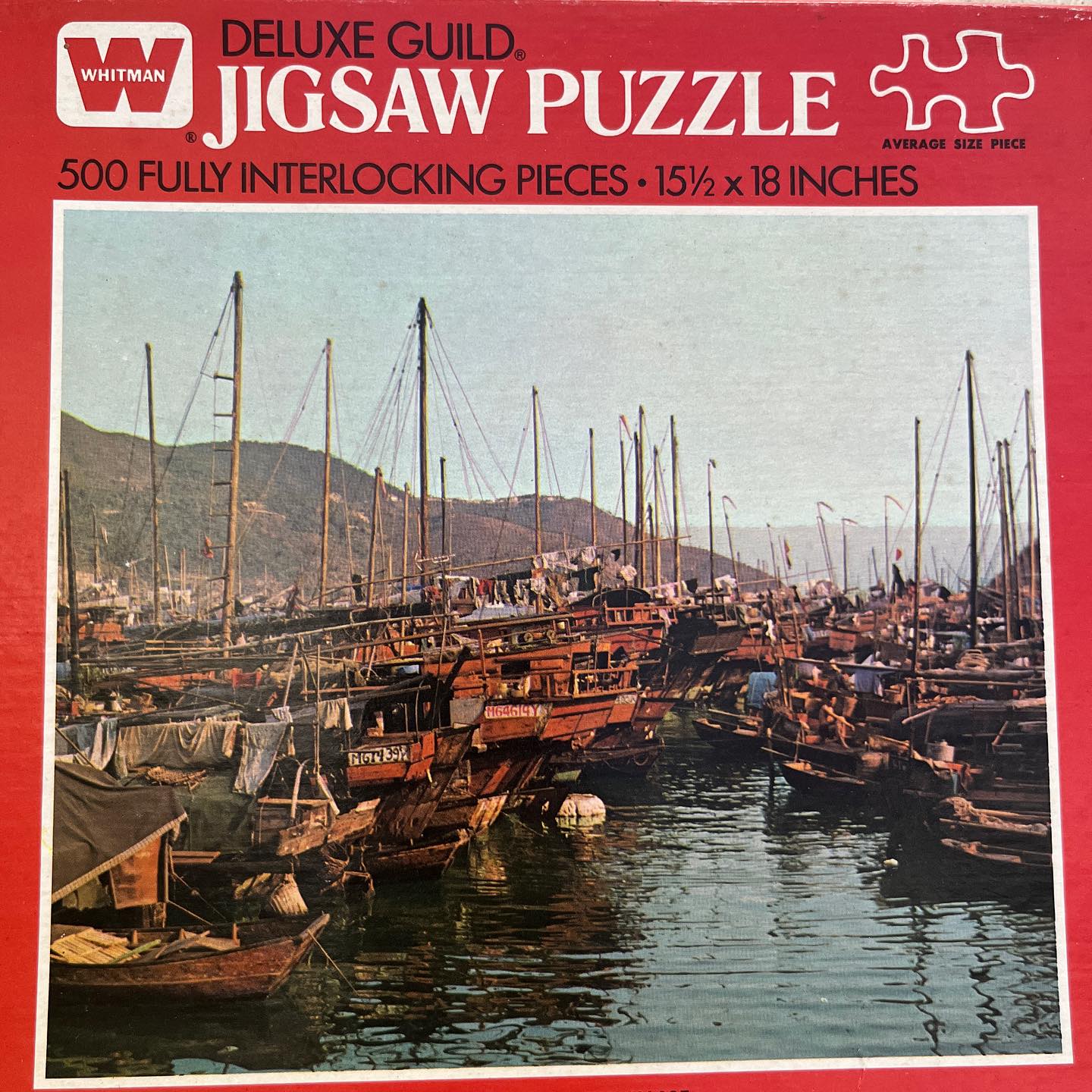 Aberdeen Fishing Village Jigsaw Puzzle