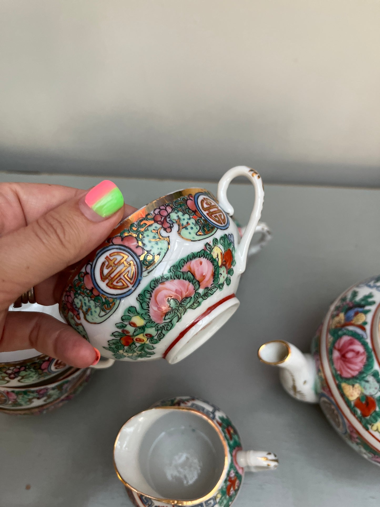 Famille Rose Teaset