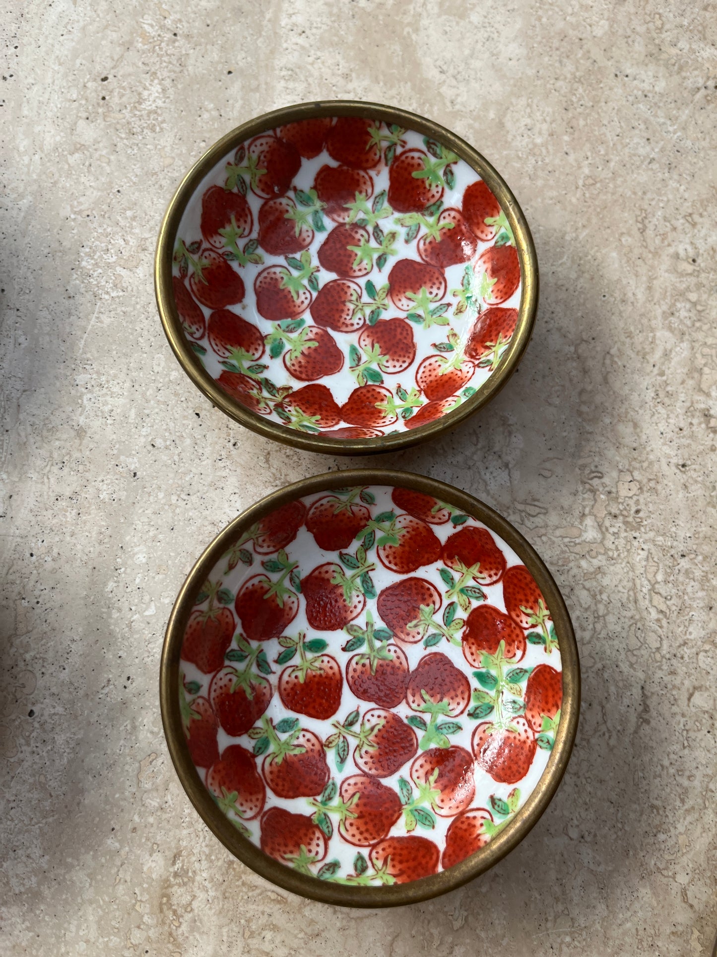 Brass Backed Dishes