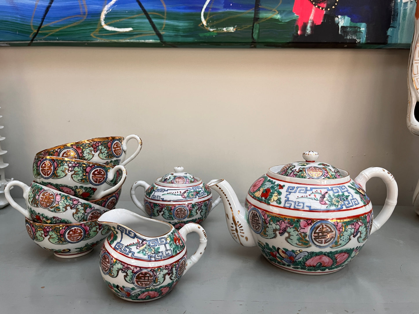 Famille Rose Teaset