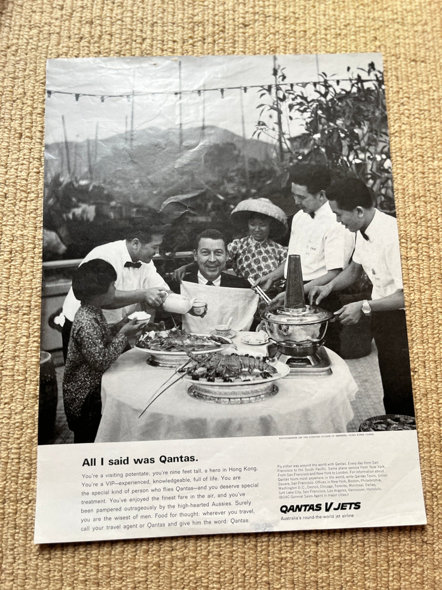 Qantas Aberdeen Advertisement