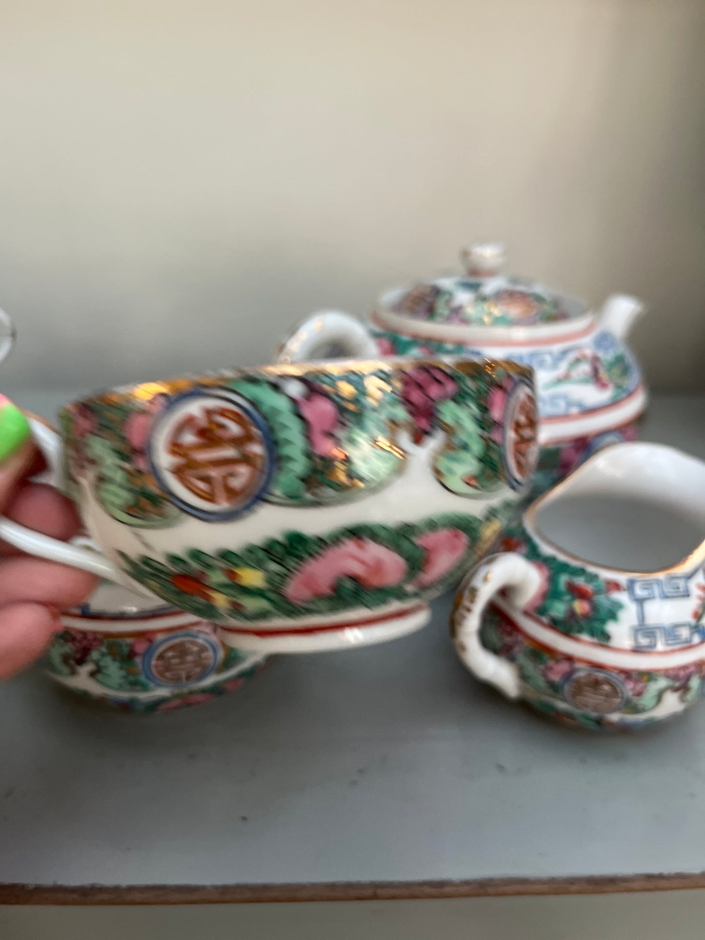 Famille Rose Teaset