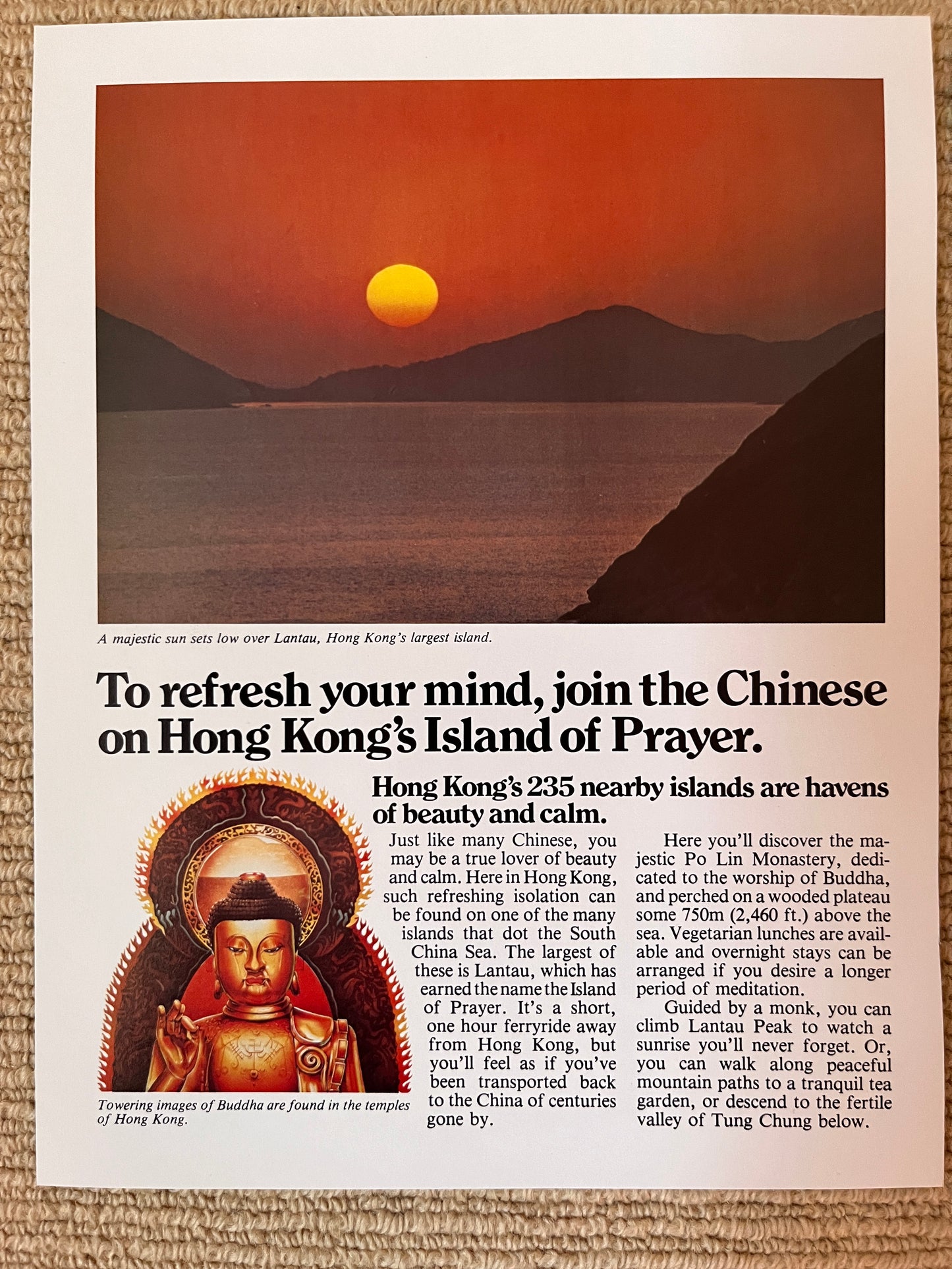Lantau + Islands Magazine Advertisement