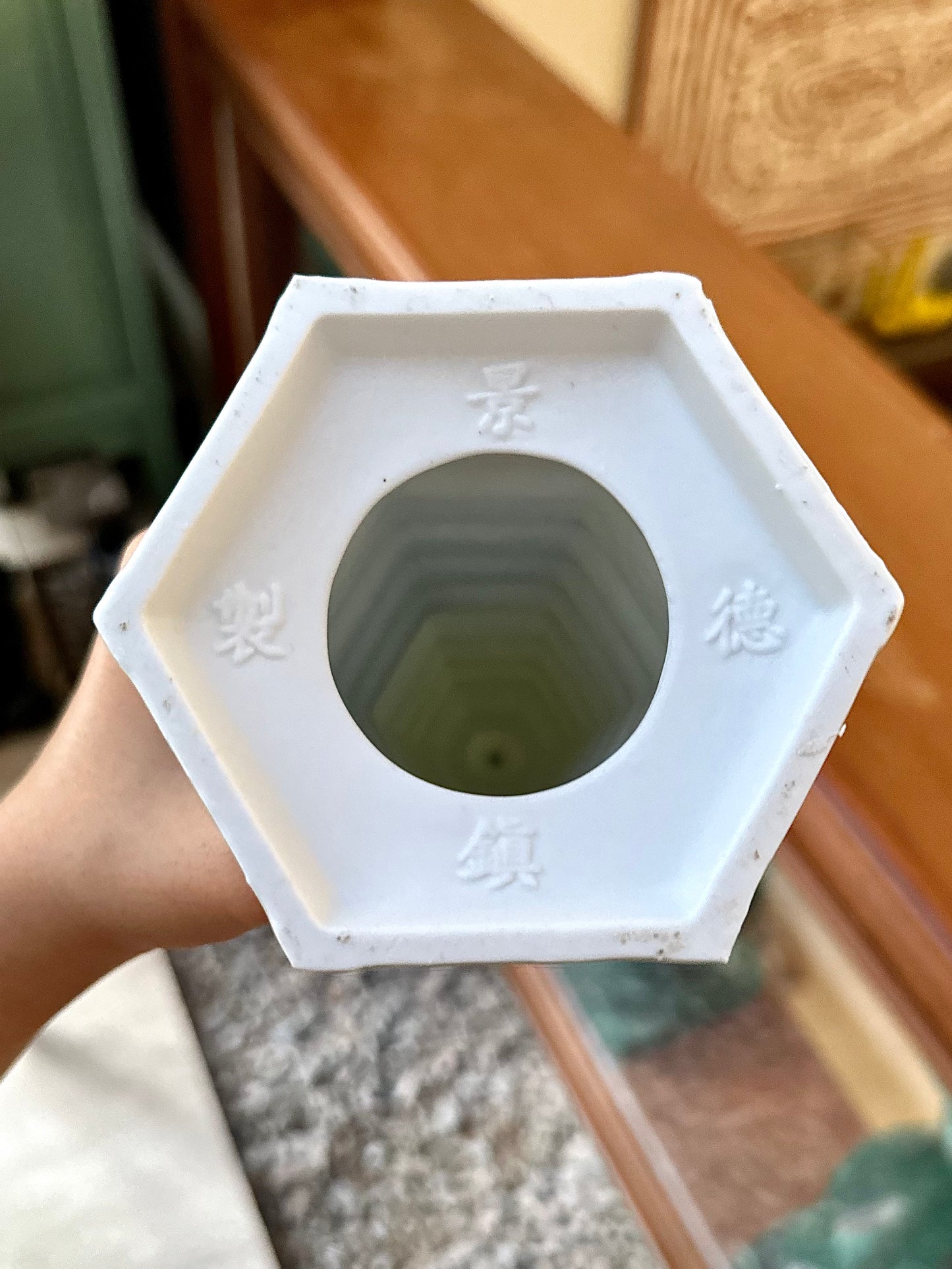Jade-coloured Ceramic Pagoda
