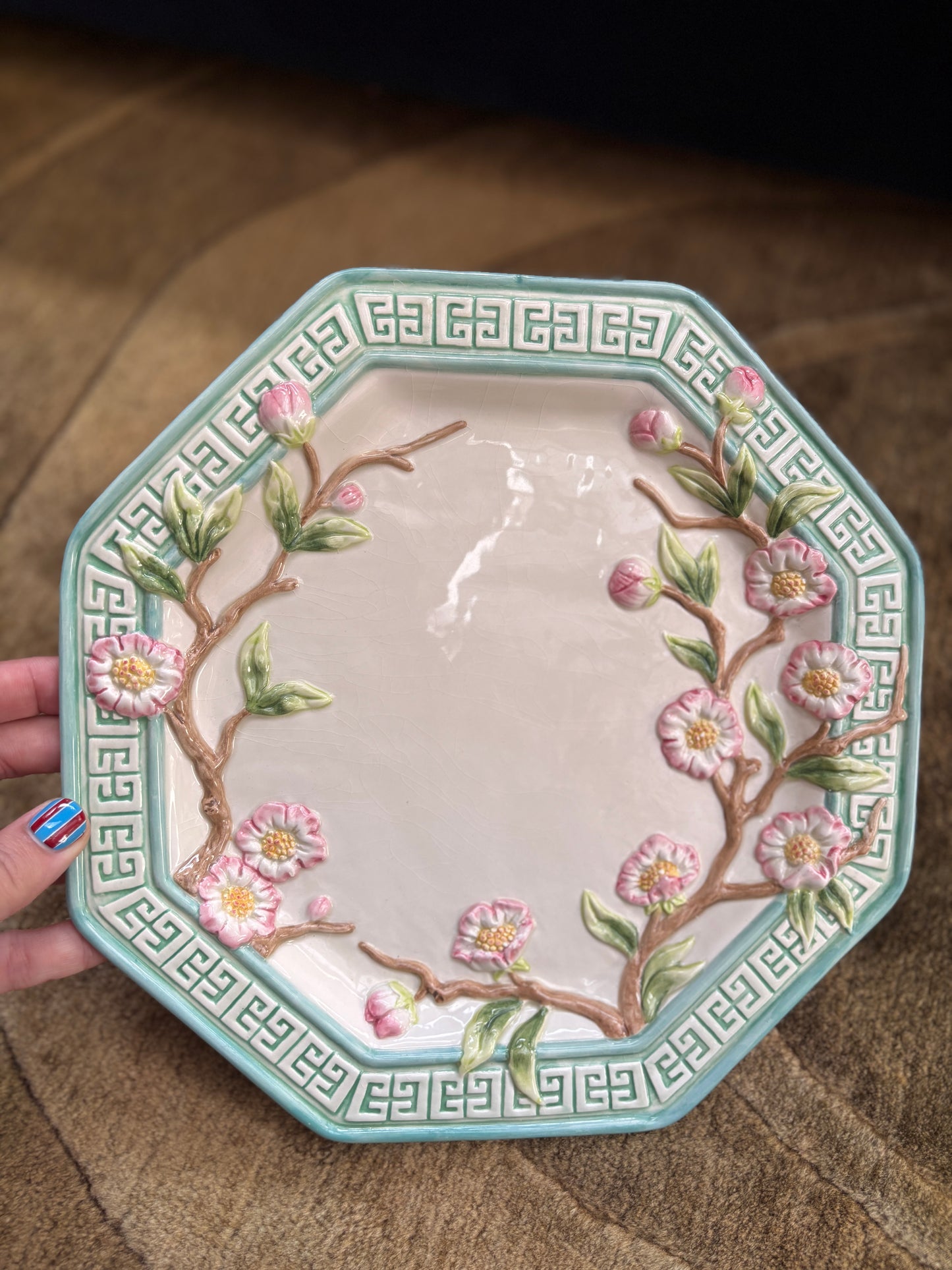 Fitz and Floyd Floral Plate