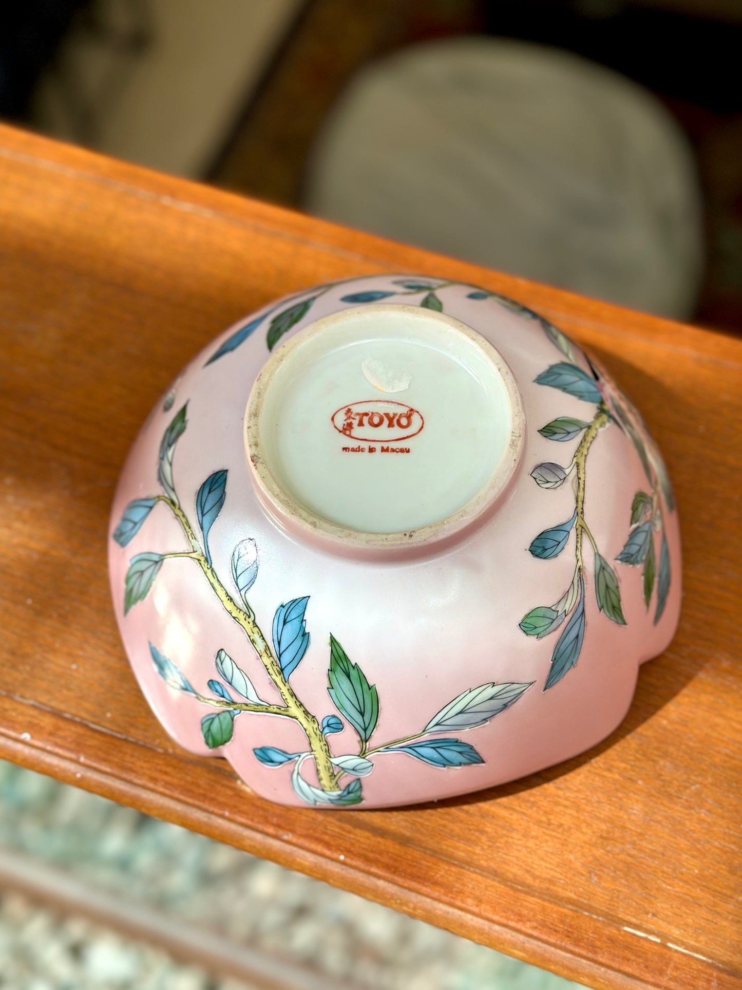 Pink Bird Ceramic Bowl