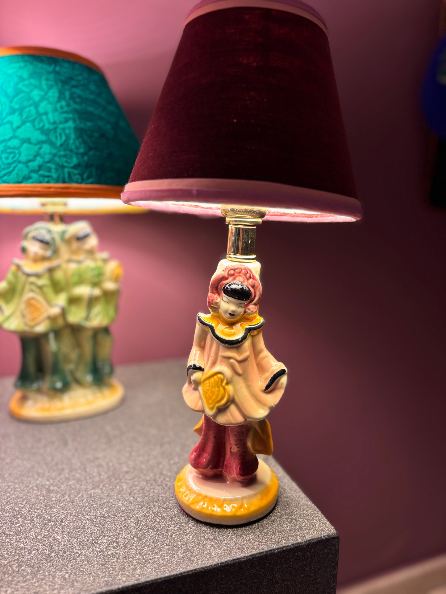 Pink Shawnee Girl Lamp