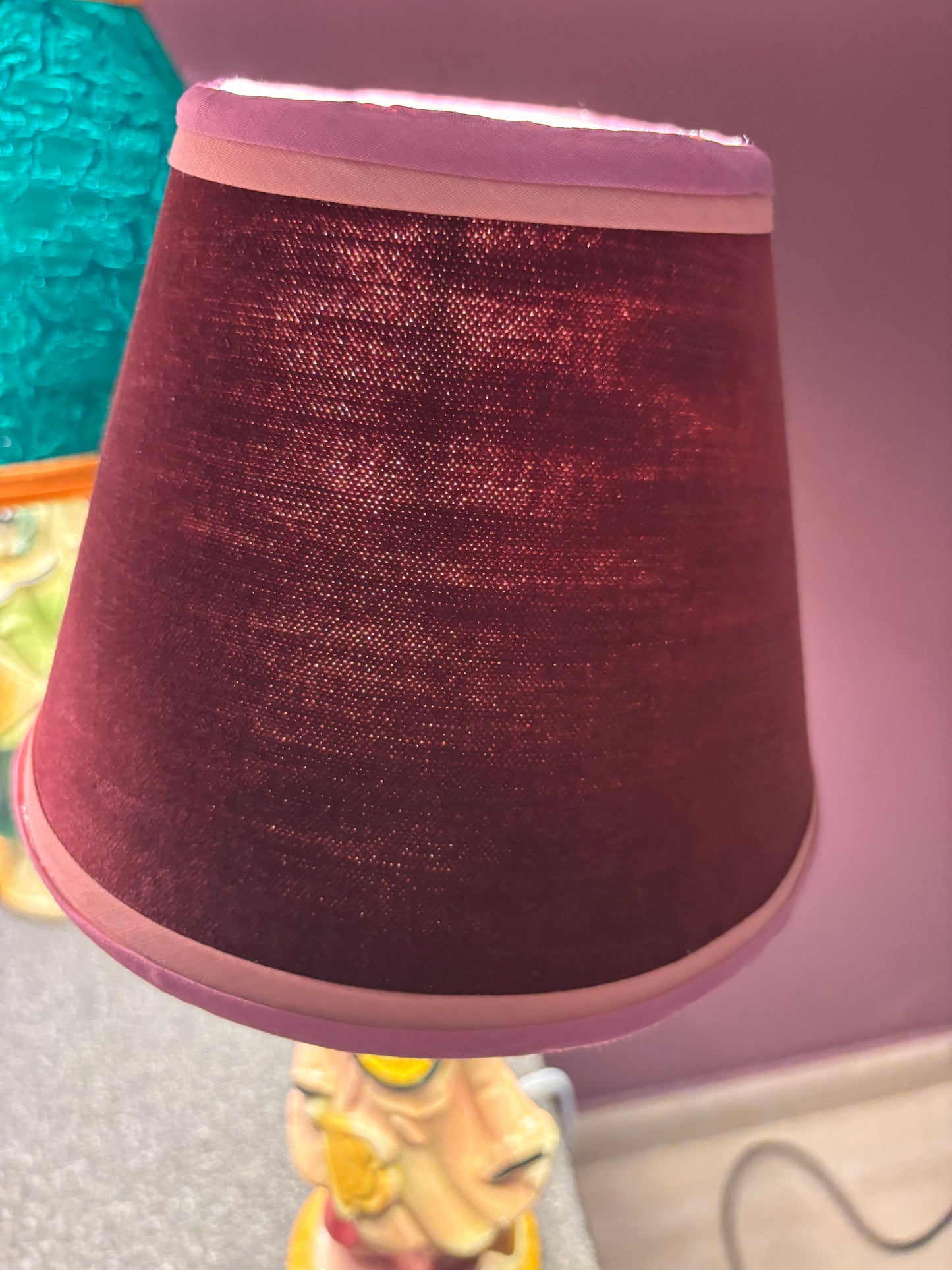 Pink Shawnee Girl Lamp