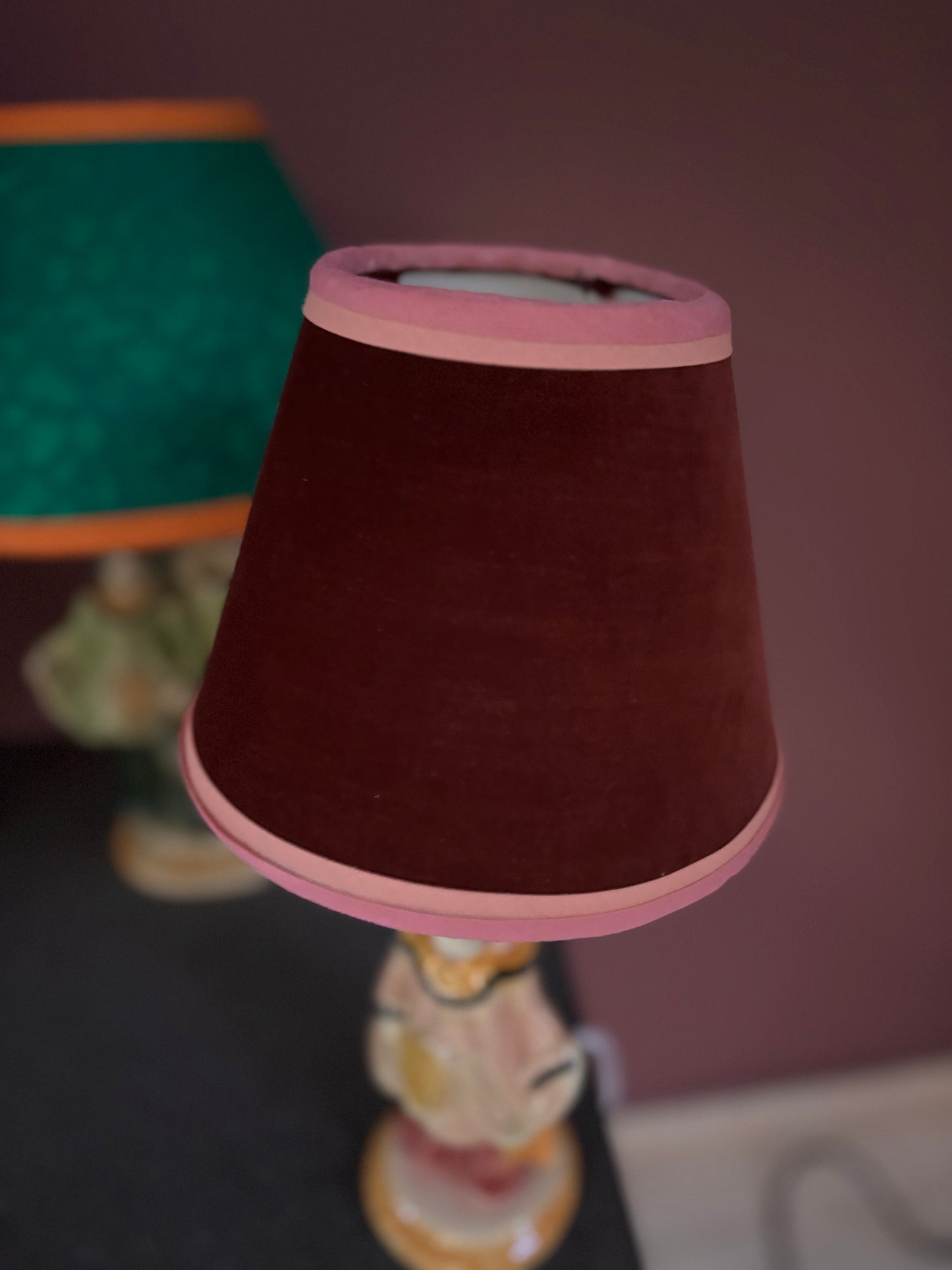 Pink Shawnee Girl Lamp