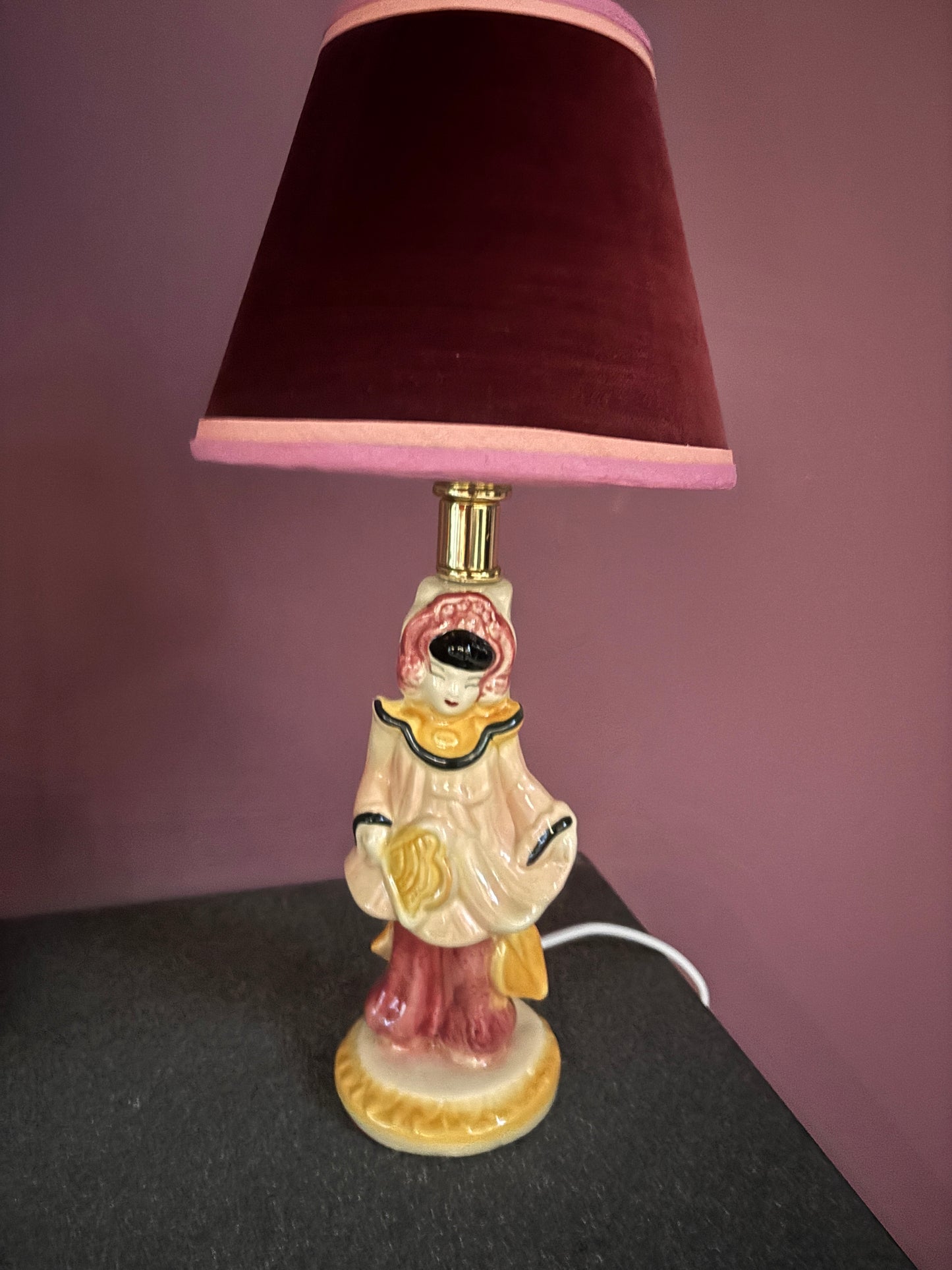 Pink Shawnee Girl Lamp
