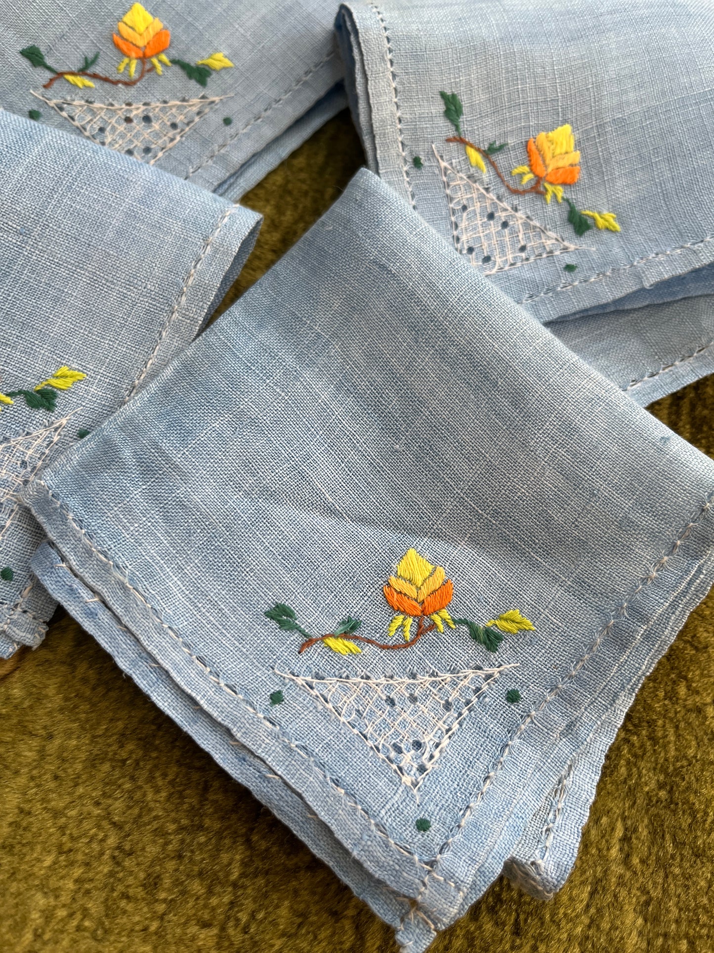Hand-embroidered Napkins