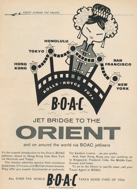 BOAC Jet Bridge Advertisement