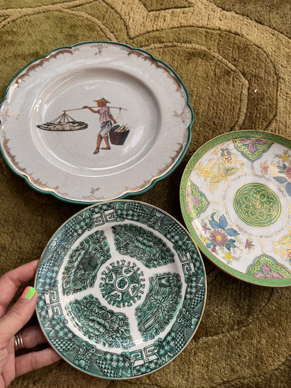 Green Serving Plates
