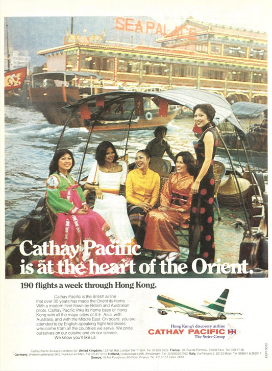 Cathay Ladies + Jumbo Advertisement