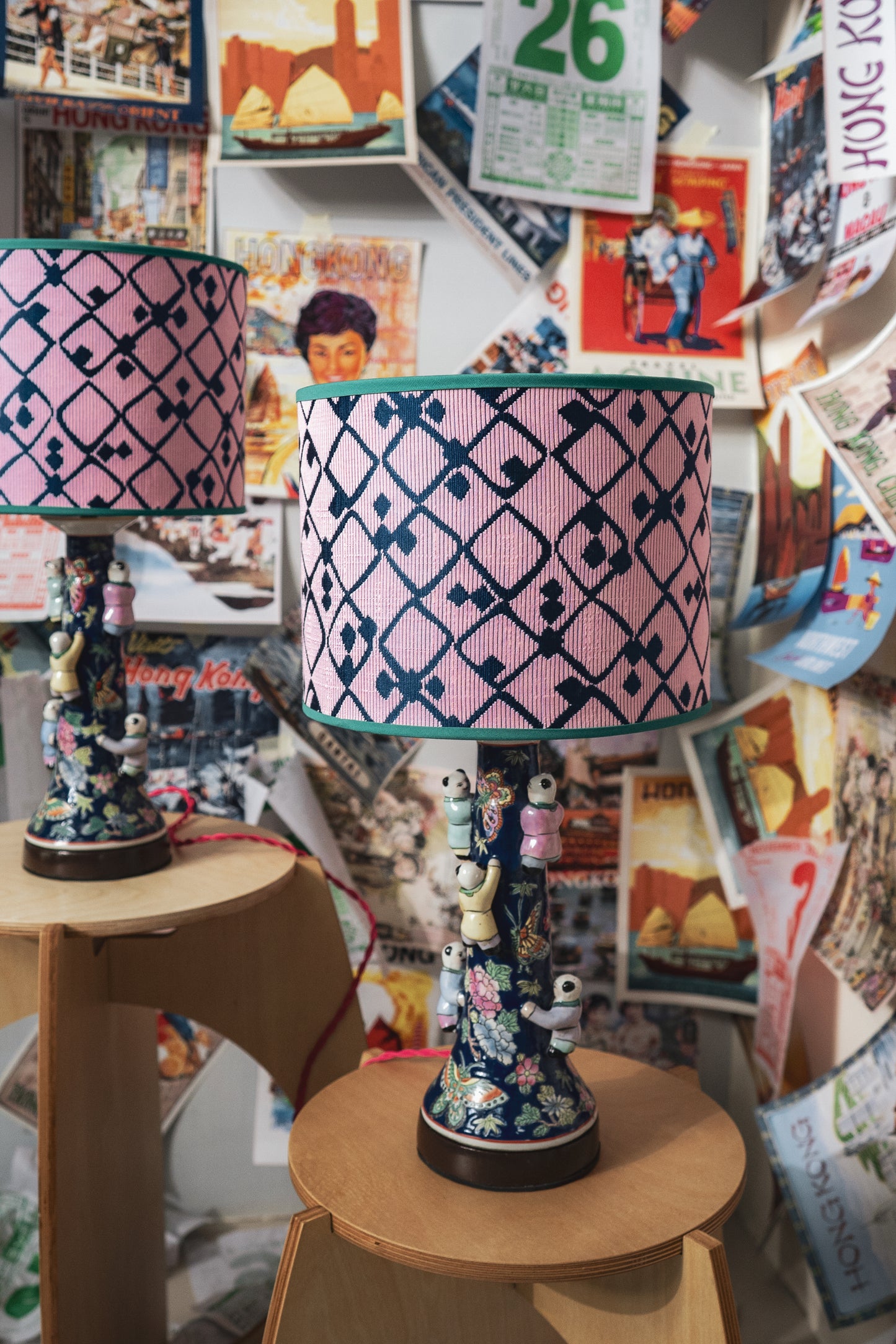 Blue Children Tower Lamp