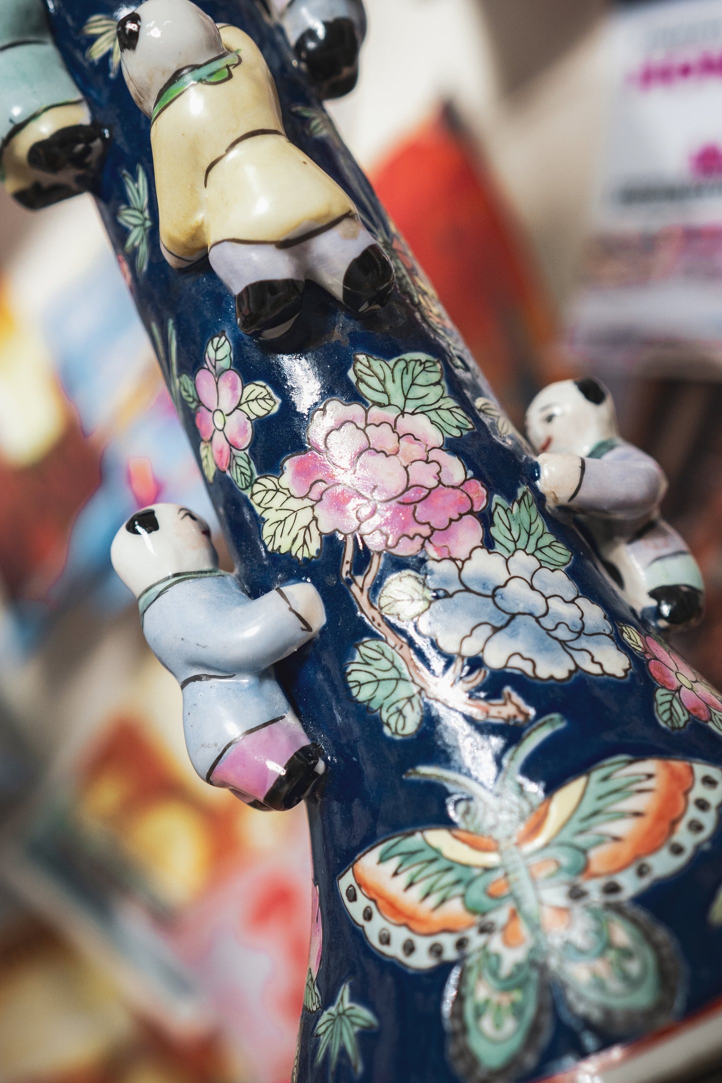 Blue Children Tower Lamp