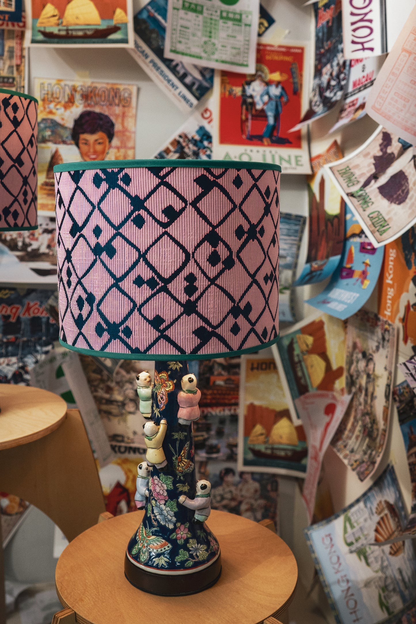 Blue Children Tower Lamp