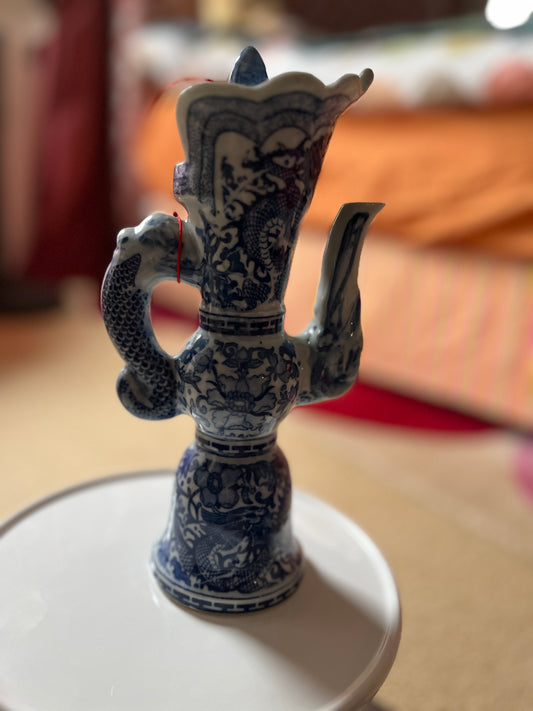 Blue and White Pouring Pot