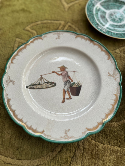 Green Serving Plates