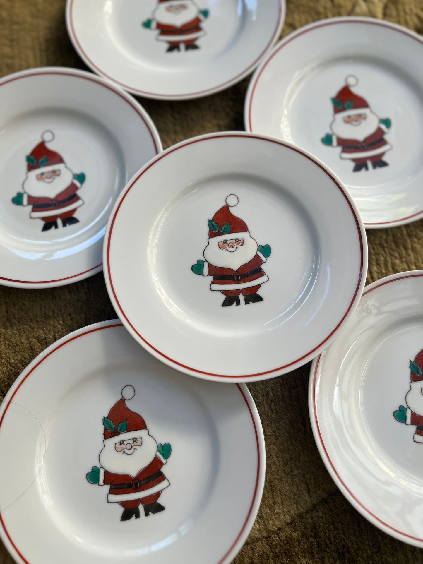 Father Christmas Plates