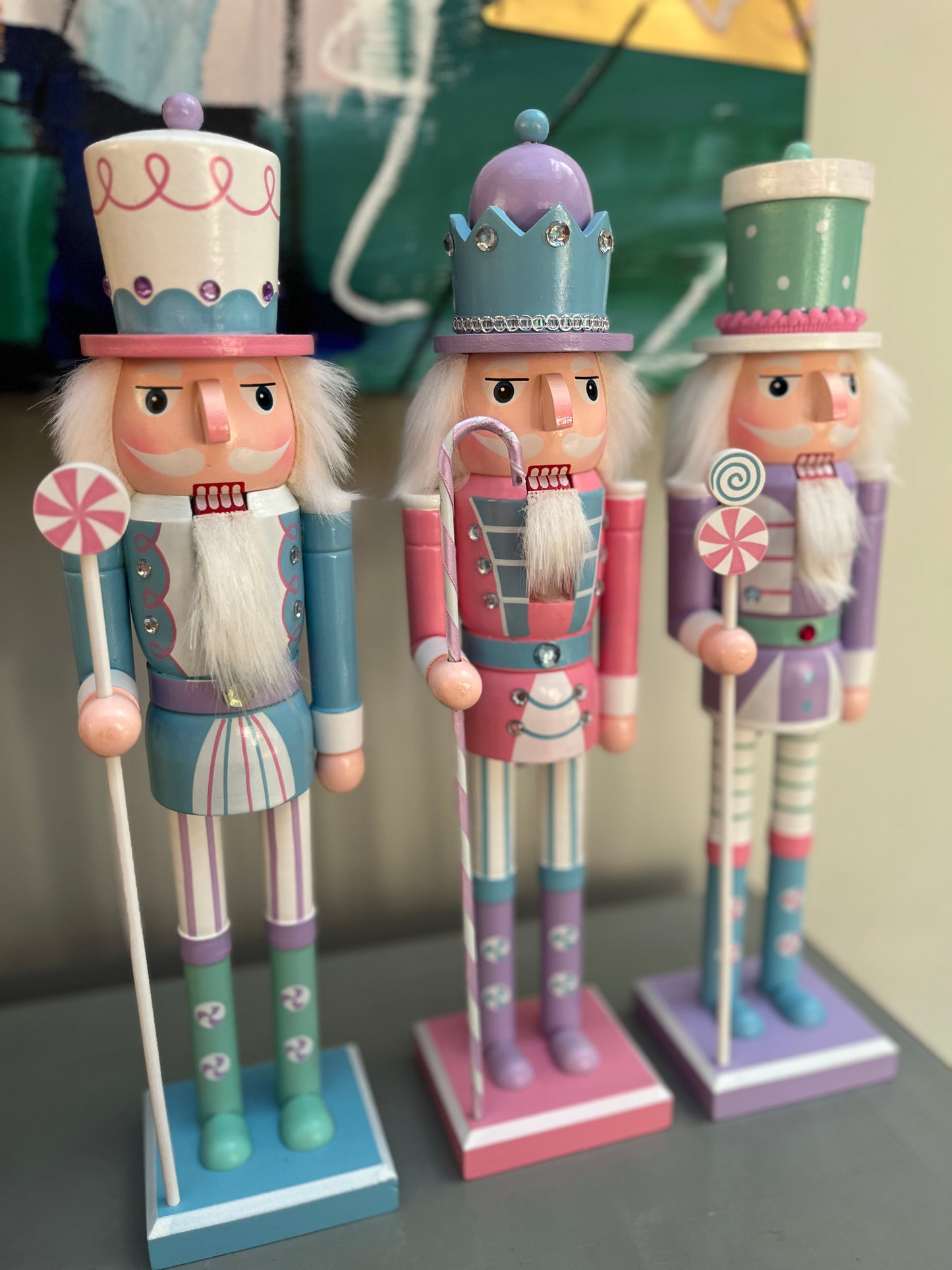 Pastel Nutcracker Set