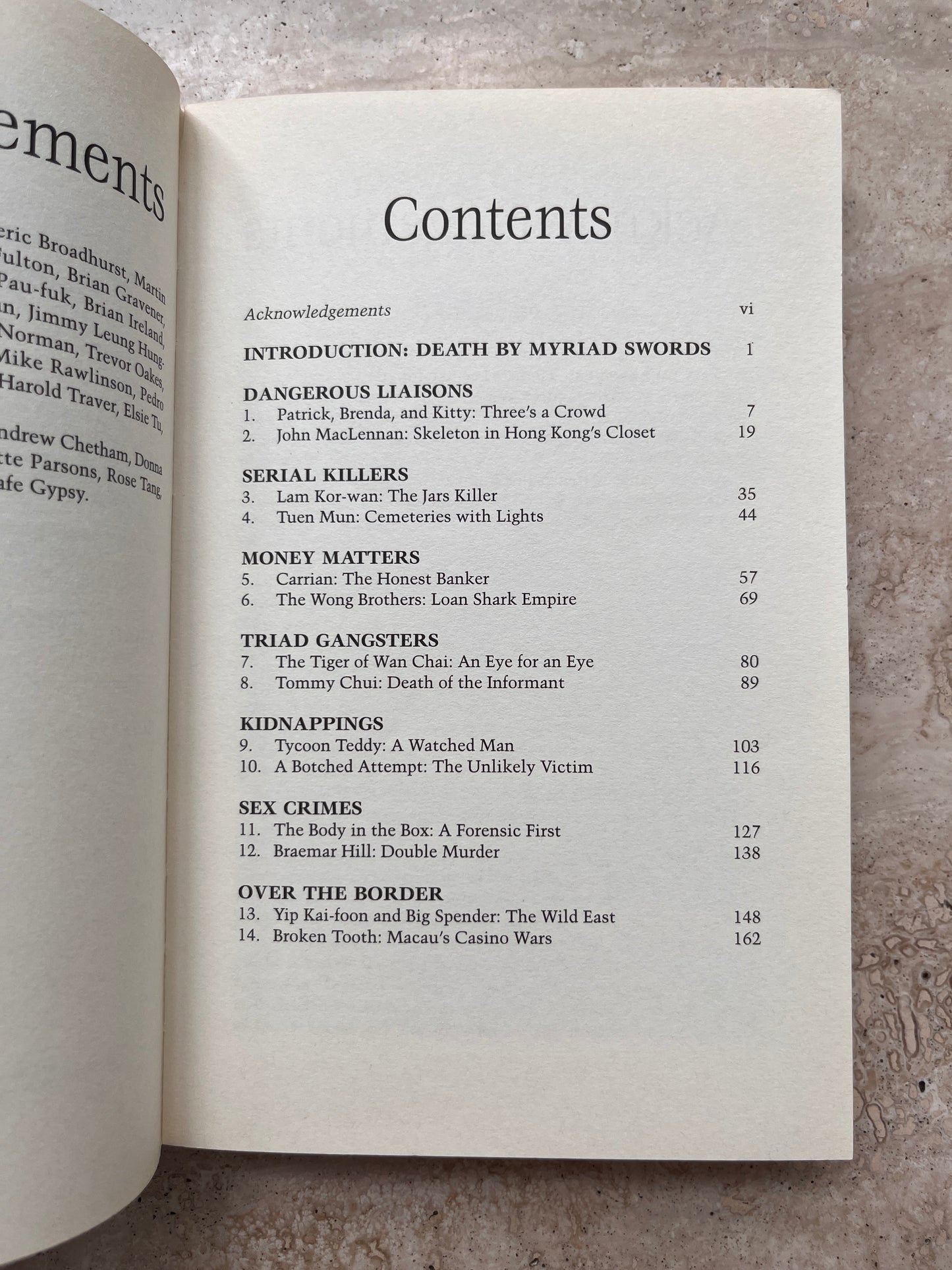 Hong Kong Murders Book