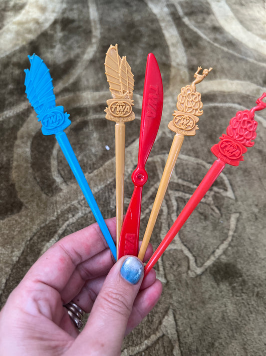 Trans World Airlines Swizzle Sticks