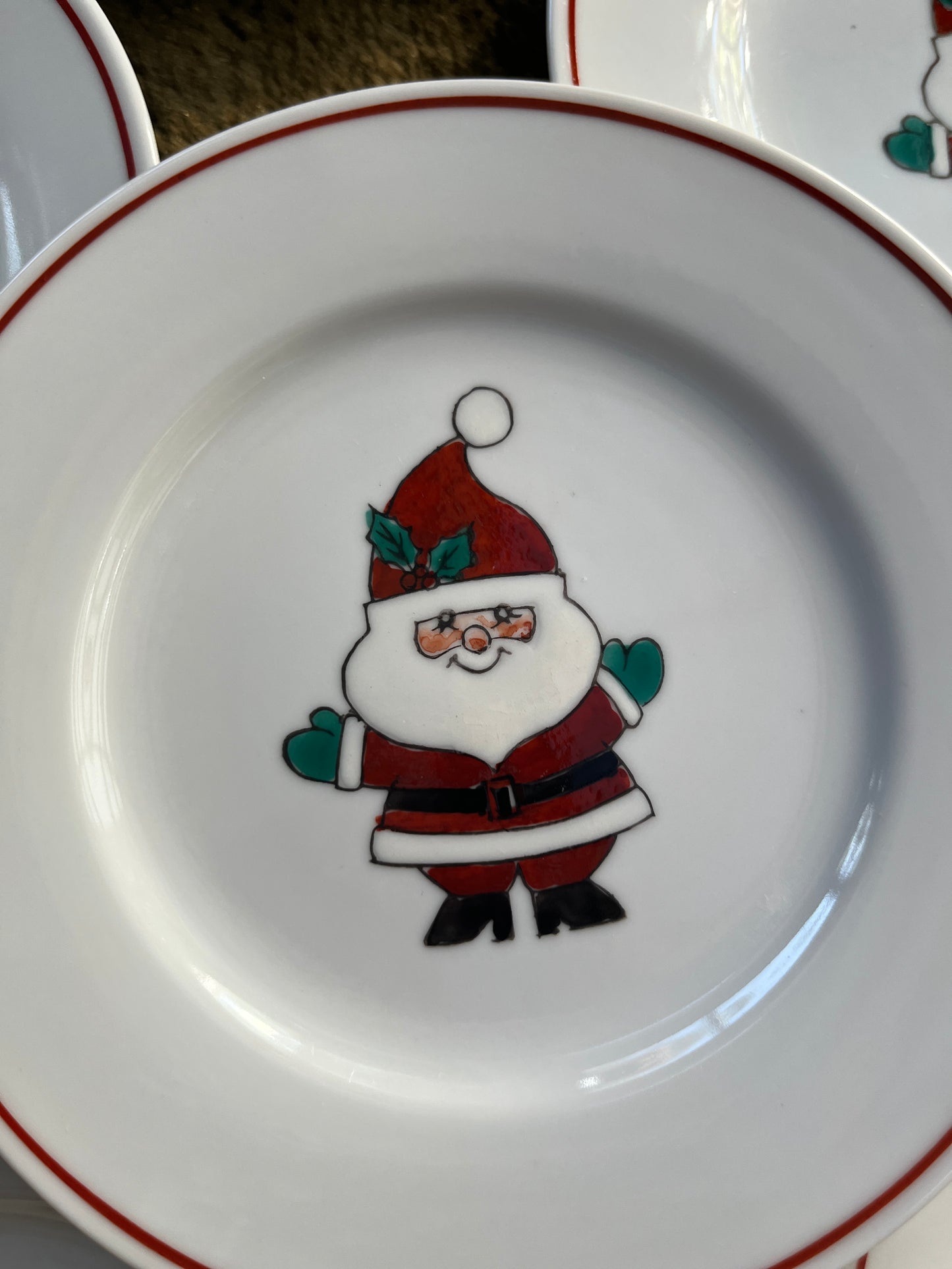 Father Christmas Plates