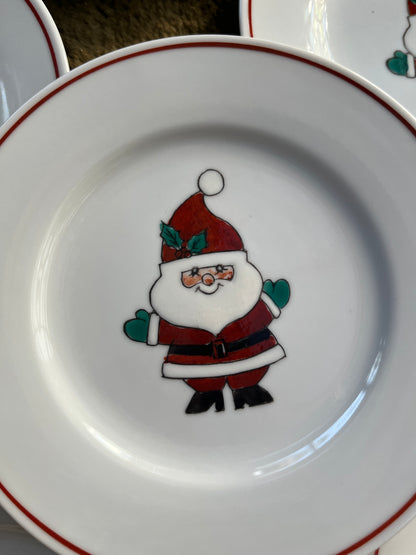 Father Christmas Plates