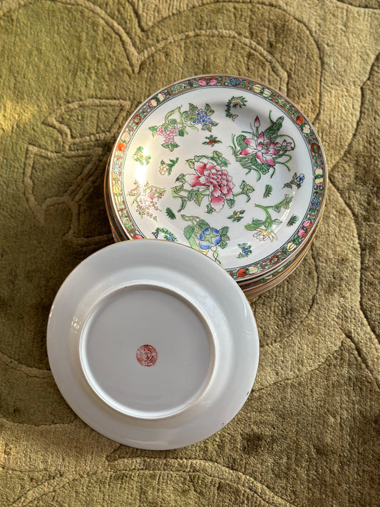 Floral Vintage Plates