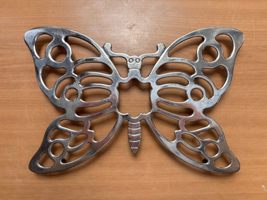 Silver Plated Butterfly Trivet