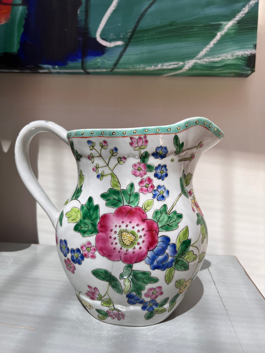 Floral Water Jug