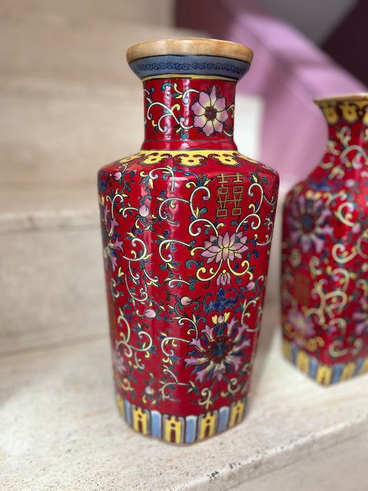 Red Vases