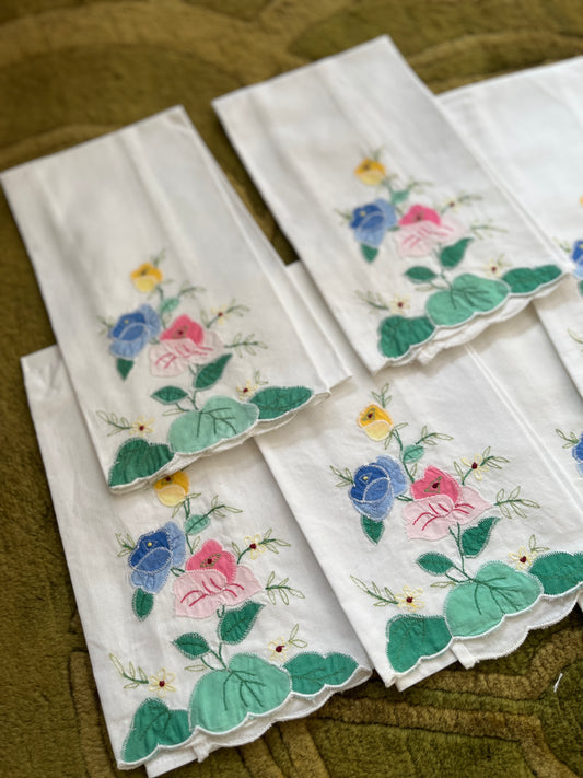 Floral  Napkins/ Hand Towel Set