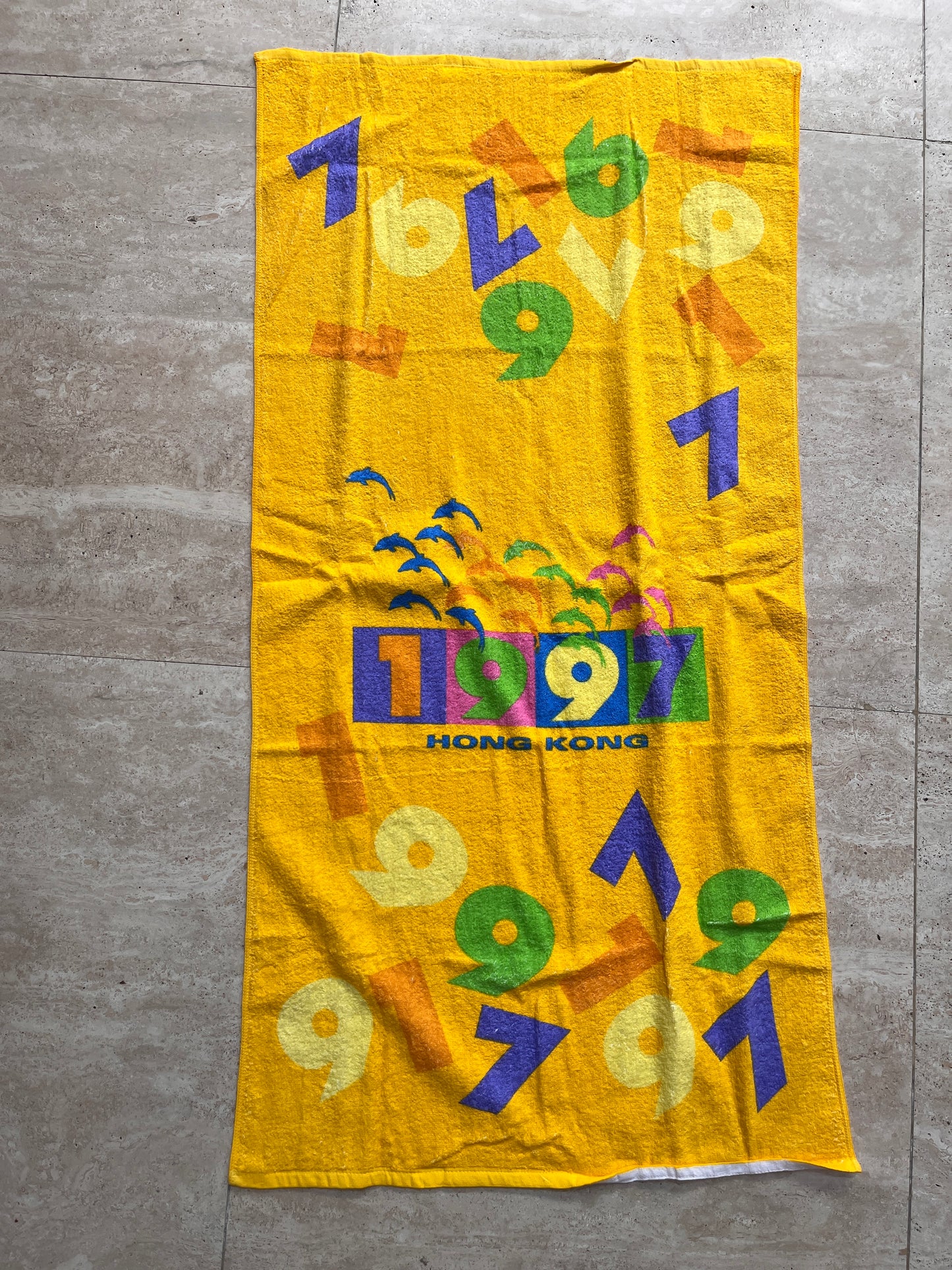 1997 Printed Bath Towel