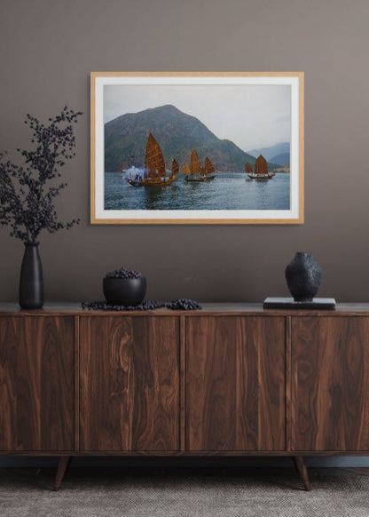 Sunday Junk Trip, Deep Water Bay, Hong Kong, (III), 1959