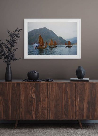 Sunday Junk Trip, Deep Water Bay, Hong Kong, (III), 1959