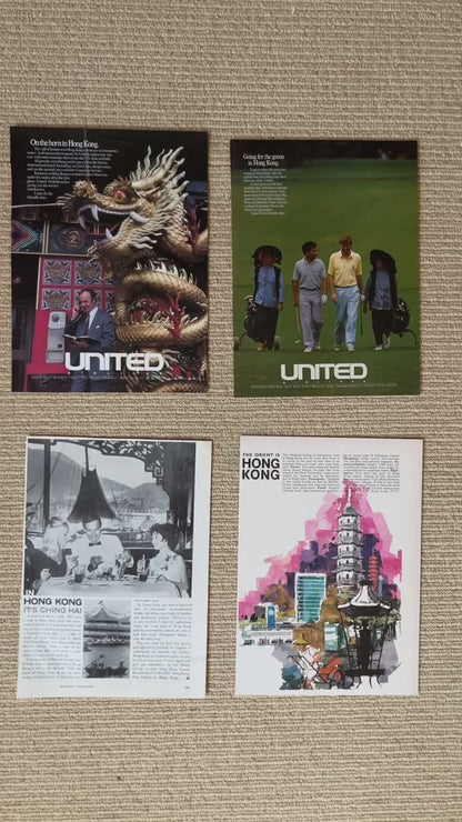 Airlines United Jumbo Advertisement