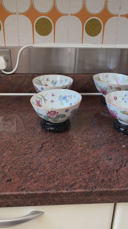 Bowls with Butterflies and Crickets