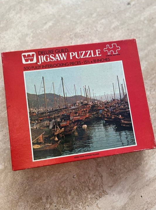 Aberdeen Fishing Village Jigsaw Puzzle